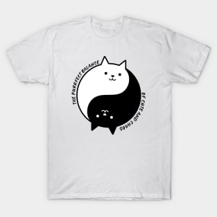 The Purrfect Balance Of Cute And Chaos Cat T-Shirt